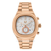 CHRIST VERRA CV 12124G-15 WHT Men's Watch Rosegold Dial White Stainless Steel