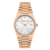 CHRIST VERRA Men's Watch CV 12336G-15 SLV Stainless Steel Strap