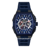 CHRIST VERRA CODE-X SERIES CV 12381G-1D BLU LE Blue Stainless Steel Strap