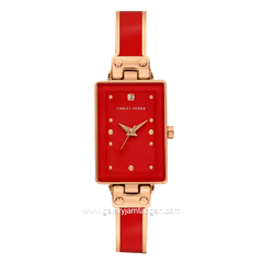 CHRIST VERRA CV 502223L-5A RED Rosegold Stainless Steel