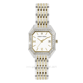 CHRIST VERRA CV 507925L-13 WHT Silver Gold Stainless Steel