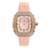 CHRIST VERRA GLIMORA CV 53321L-35 Ledies Peach Rosegold Rubber Strap