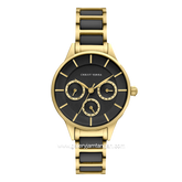 Christ Verra Women's Watch CV 924101L-52 BLK Black Gold Ceramic Combinasi Stainless Steel