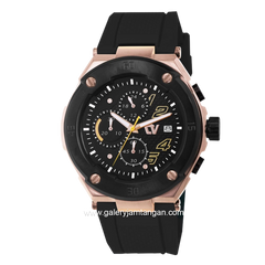 CHRIST VERRA CV 10508G-38 BLK Black Rubber Strap