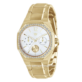 CHRIST VERRA CV C 67549L-12 SLV Gold Dial White Stainless Steel