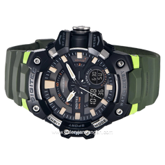 DIGITEC DA-2120T Army Black Digital Analog Rubber Strap