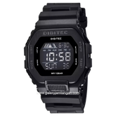 DIGITEC DG-5050T Full Digital Black Rubber Strap