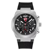 DUCATI DTWGC0002004 DT014 Chronograph Black Silicone Combi Nylon Strap