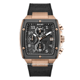 DUCATI TRAVERSE DTWGC0003405 Black Rosegold Nylon Combi Silicone Strap