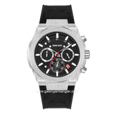 DUCATI DTWGO0000902 DT004 Chronograph Black Nylon Combi Silicone Strap
