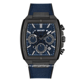 DUCATI DTWGO0001005 DT005 Chronograph Blue Nylon Black Silicon Strap