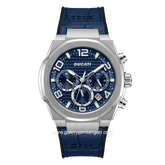 DUCATI DT008 DTWGO0001101 Blue Silver Silicone Strap