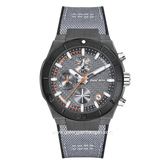 DUCATI DTWGO0001202 DT007 Chronograph Grey Nylon Black Silicon Strap
