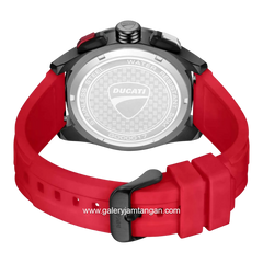 DUCATI DTWGO0001701 DT011 Chronograph Red Silicone Strap
