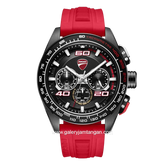 DUCATI DTWGO0001701 DT011 Chronograph Red Silicone Strap