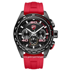 DUCATI DTWGO0001701 DT011 Chronograph Red Silicone Strap