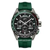 DUCATI DTWGO0001704 DT011 Chronograph Green Silicone Strap