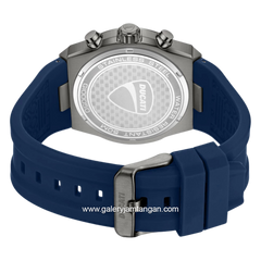 DUCATI FRONTIER DTWGO0005003 Blue Gunmetal Silicone Strap