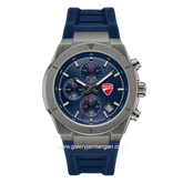 DUCATI FRONTIER DTWGO0005003 Blue Gunmetal Silicone Strap