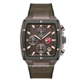 DUCATI VOYAGE DTWGO0005103 Brown Nylon Combi Silicone Strap