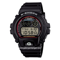G-SHOCK DW-6900RL-1DR Black List Red Digital Rubber Strap