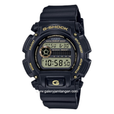 G-SHOCK DW-9052GBX-1A9DR Black Gold Digital Resin Strap