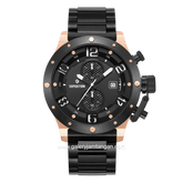 EXPEDITION E 6381 MCBBRBA1 Chronograph Black Rosegold Stainless Steel Strap