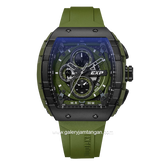 Expedition E 6782 MC RIPGNSL Army Black Rubber Strap