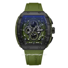 Expedition E 6782 M Army Black Rubber Strap