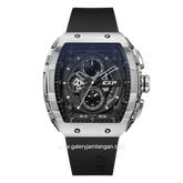 EXPEDITION E 6782 MC RSSBASL Chronograph Black Silver Rubber Strap