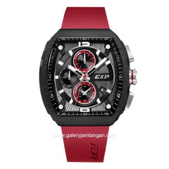 Expedition E 6782 MC ECO Ceramic Red Black Rubber Strap