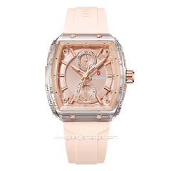 Expedition E 6814 MF Ladies Peach Rubber Strap