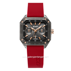 Expedition E 6840 MF Multifunction Red Black Rubber Strap