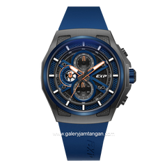 EXPEDITION E 6842 MC Navy Black Chronograph Rubber Strap