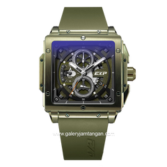 Expedition E 6844 MC Green Rubber Strap