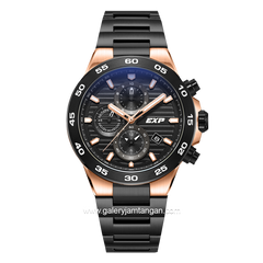 Expedition E 6848 Black Rosegold Stainless Steel