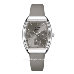 Expedition E 6863 BF Grey Silver Leather Strap