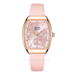 Expedition E 6863 BF Pink Rosegold Leather Strap