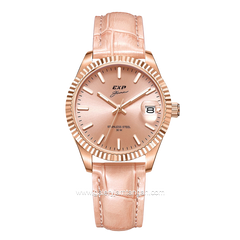 Expedition E 6865 LD Peach Rosegold Leather Strap
