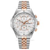 Expedition E 6870 MC Silver Rosegold Dial White Stainless Steel