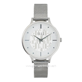 ELLE EL003-1S02M02 Silver Dial White Shandrop Strap