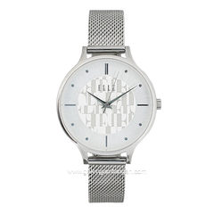 ELLE EL003-1S02M02 Silver Dial White Shandrop Strap