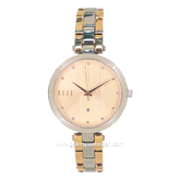 ELLE EL004-1S12B18 Silver Rosegold Stainless Steel