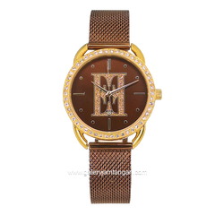 ELLE EL005-1G05M05 Brown Gold Shandrop Strap