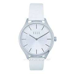 ELLE EL006-1S01-L01/L08 White Silver Leather Strap