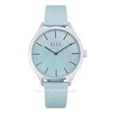 ELLE EL006-1S06-L06 Blue Silver Leather Strap