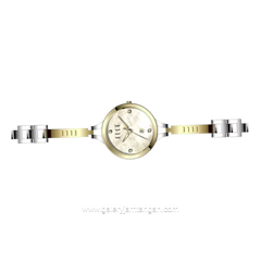ELLE EL009-3G10B16 Silver Gold Stainless Steel