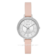 ELLE ELL25007 Laddies Pink Silver Leather Strap
