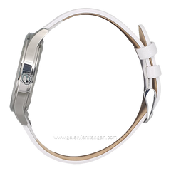 ELLE EL006-1S01-L01/L08 White Silver Leather Strap