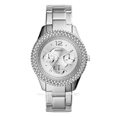 FOSSIL STELLA ES3588 Chronograph Full Silver Stainless Steel